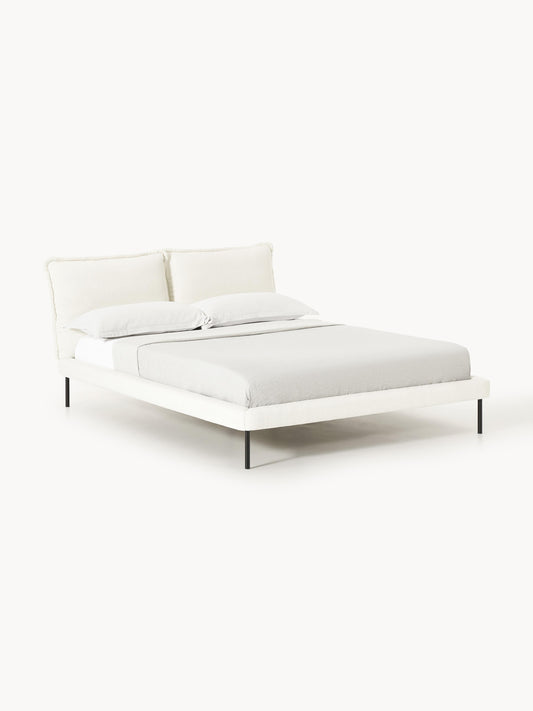 Amelia Teddy Bouclé Upholstered Bed