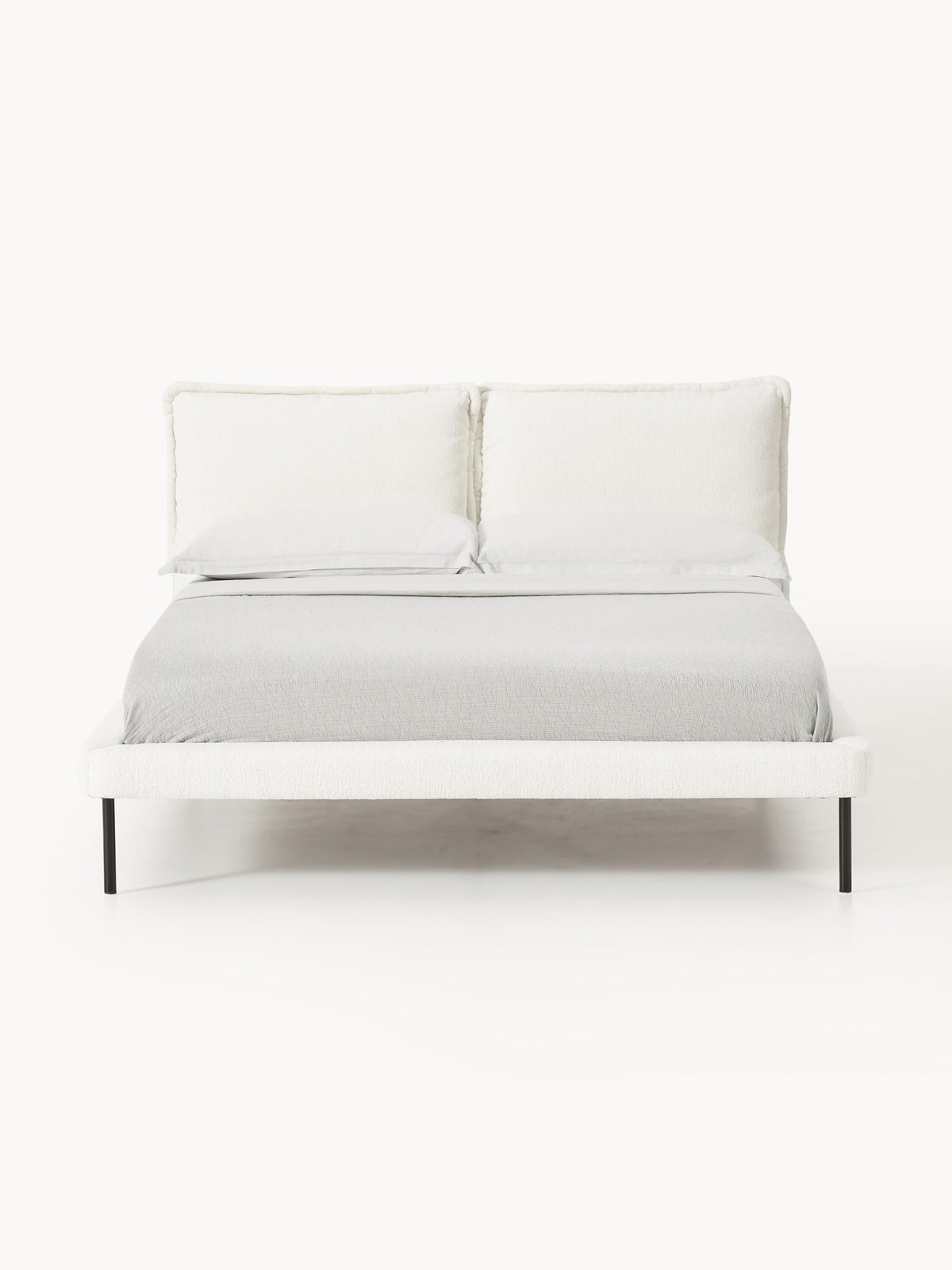 Amelia Teddy Bouclé Upholstered Bed