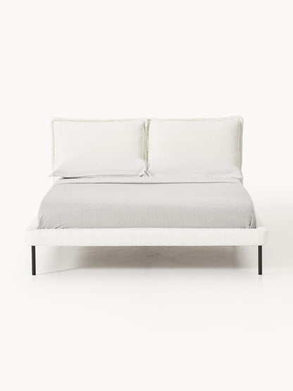 Amelia Teddy Bouclé Upholstered Bed