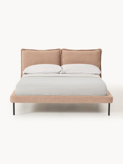 Amelia Teddy Bouclé Upholstered Bed