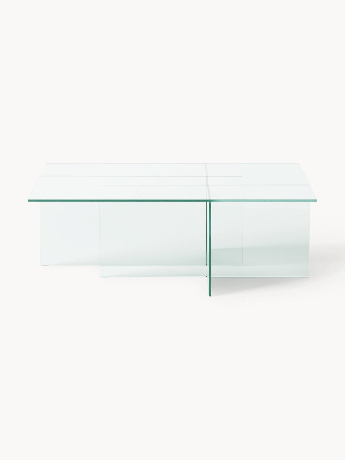 Anouk Coffee Table, Glass, W 102 cm