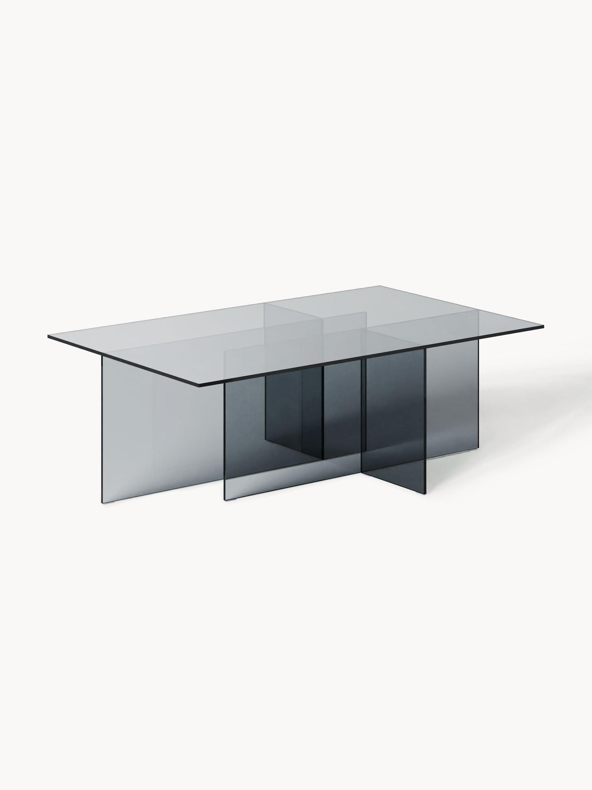 Anouk Coffee Table, Glass, W 102 cm