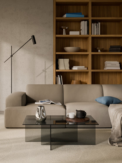 Anouk Coffee Table, Glass, W 102 cm