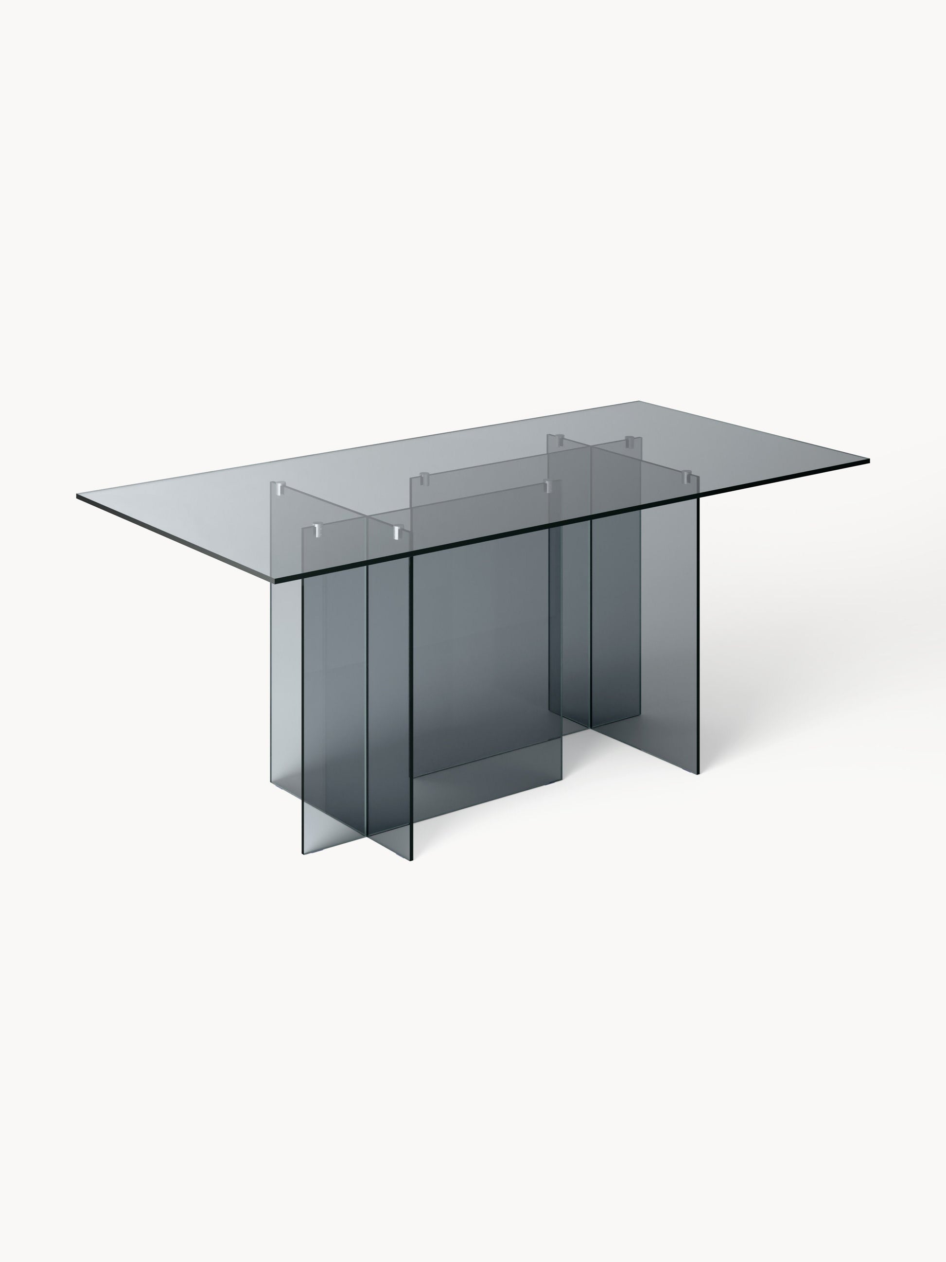 Anouk Glass Dining Table, 180 x 90 cm