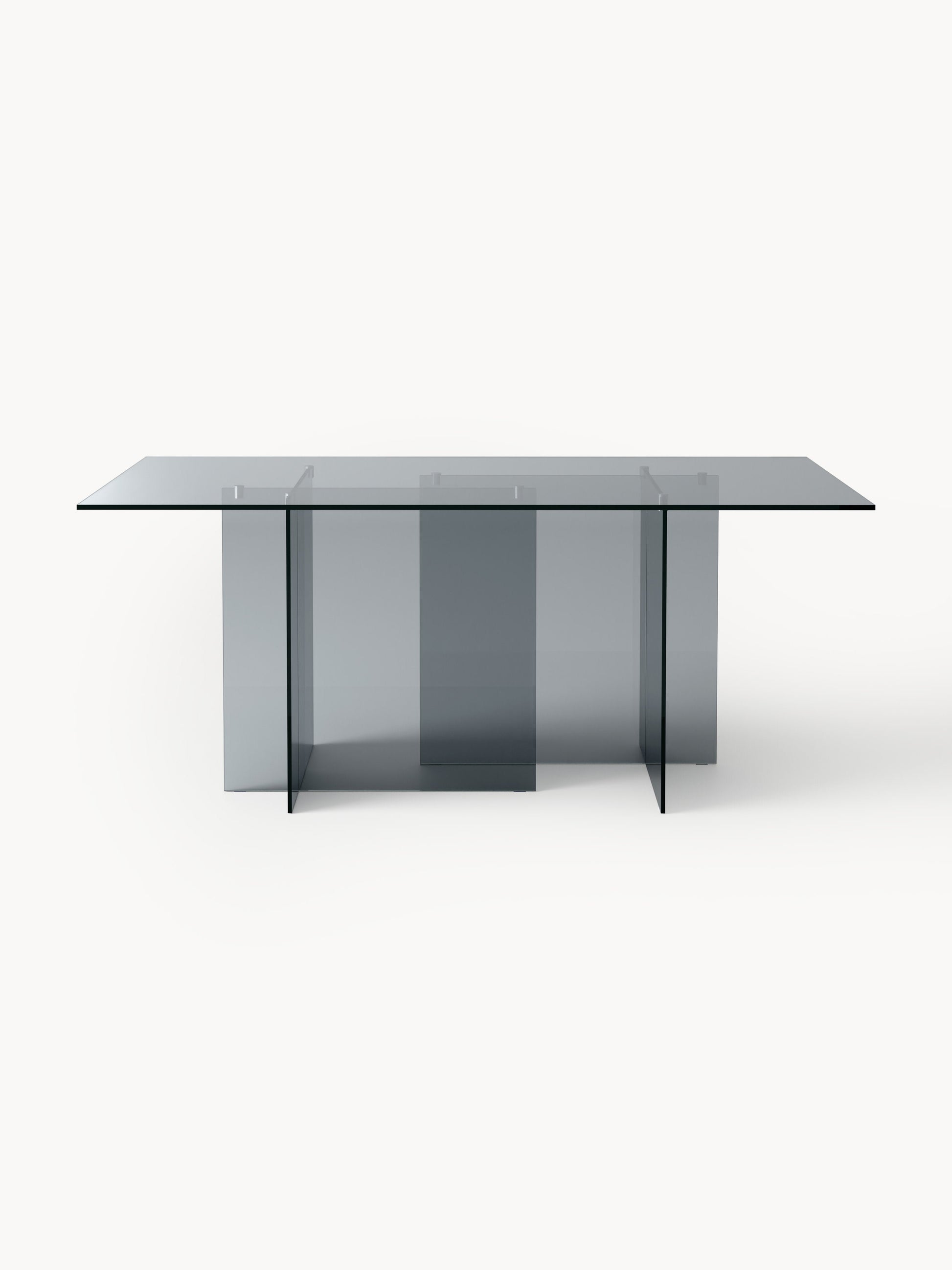 Anouk Glass Dining Table, 180 x 90 cm