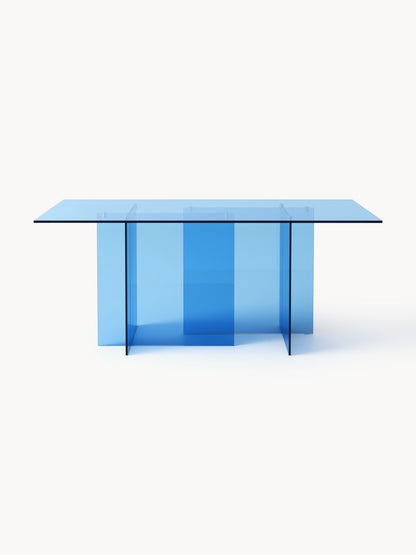 Anouk Glass Dining Table, 180 x 90 cm