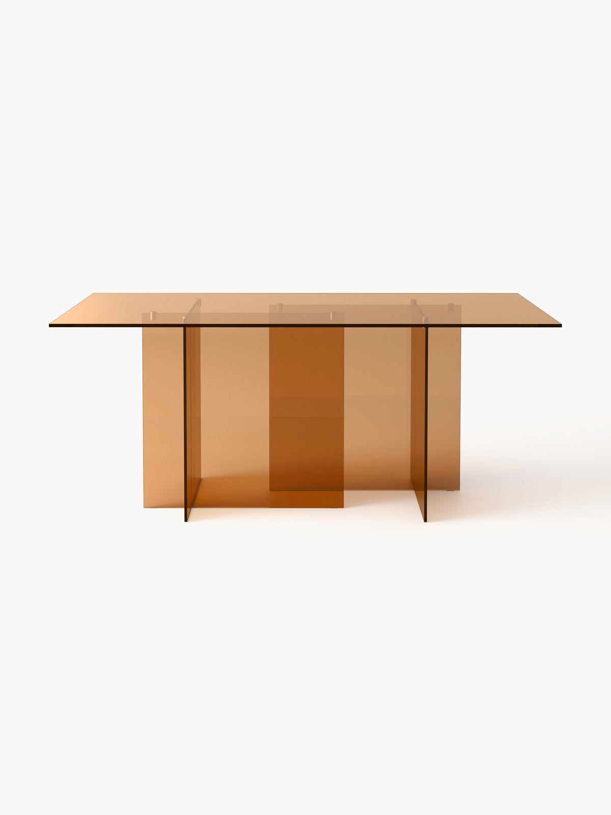 Anouk Glass Dining Table, 180 x 90 cm