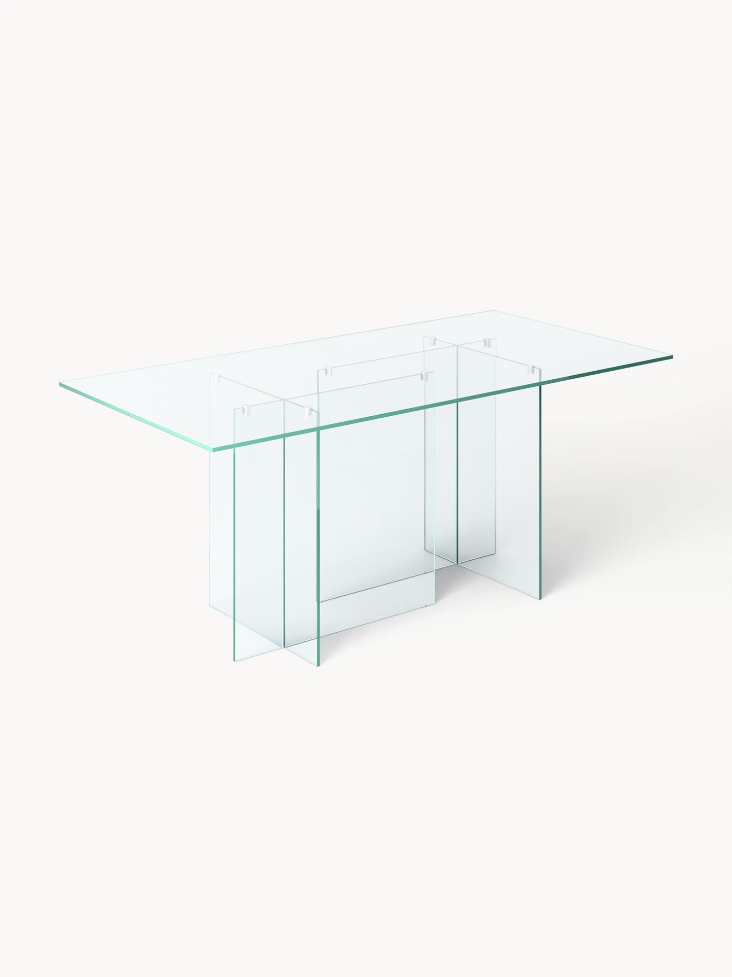 Anouk Glass Dining Table, 180 x 90 cm