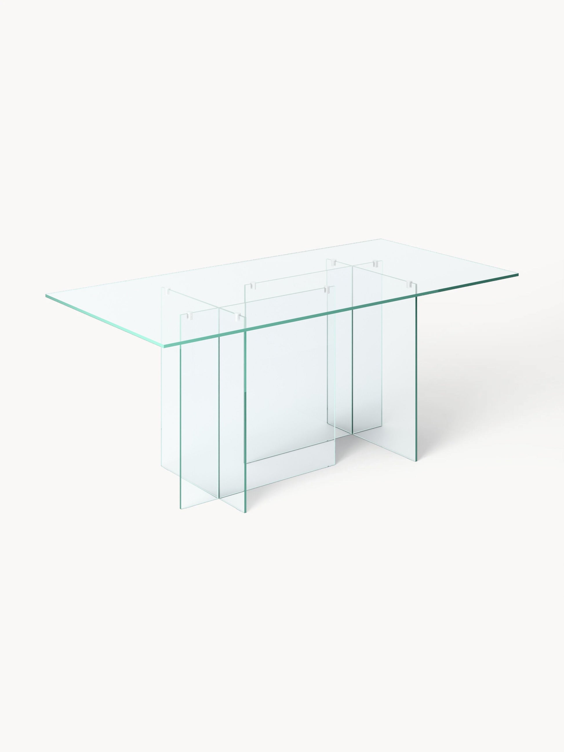 Anouk Glass Dining Table, 180 x 90 cm