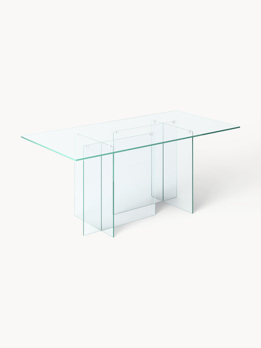 Anouk Glass Dining Table, 180 x 90 cm