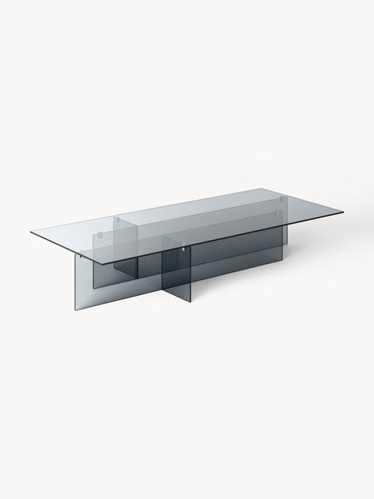 Anouk Large Coffee Table, Glass, W 160 cm