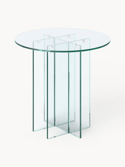 Anouk Round Glass Dining Table, in Various Sizes