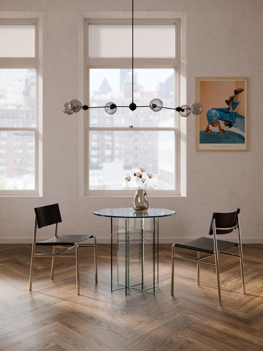 Anouk Round Glass Dining Table, in Various Sizes