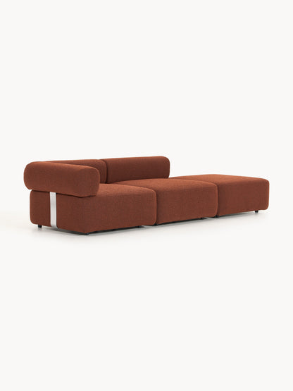 Anton Modular Ottoman, Bouclé