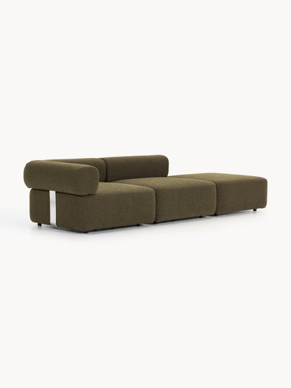 Anton Modular Ottoman, Bouclé