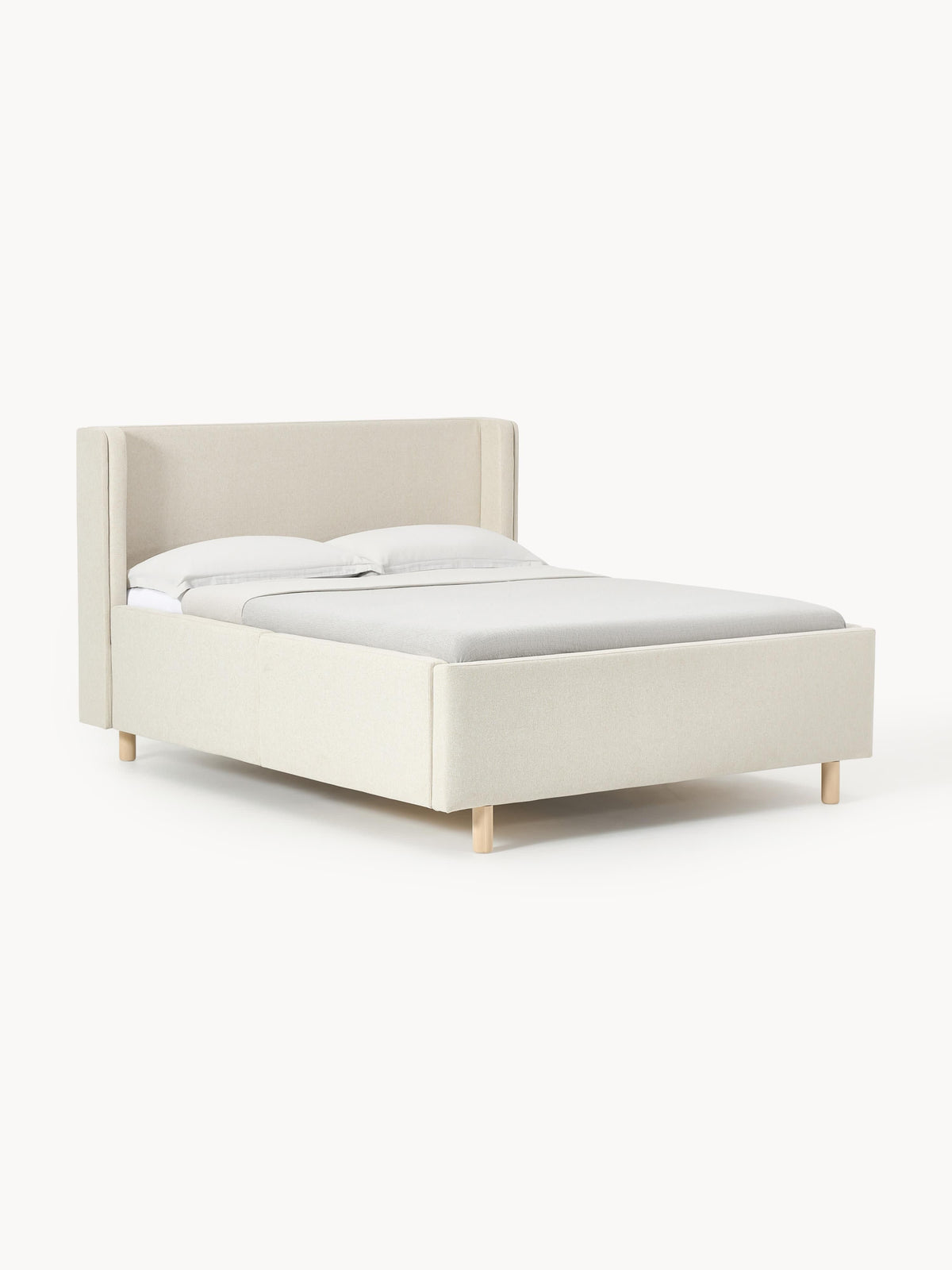 Arche Bed with Drawers, Upholstered