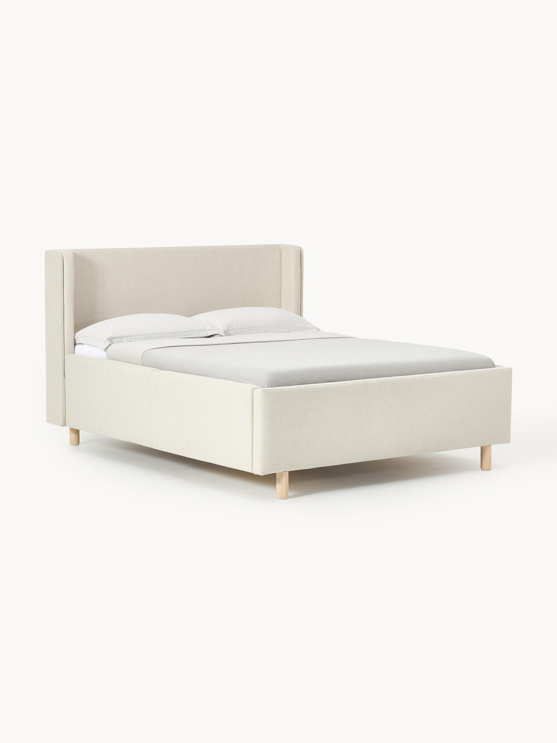 Arche Bed with Drawers, Upholstered