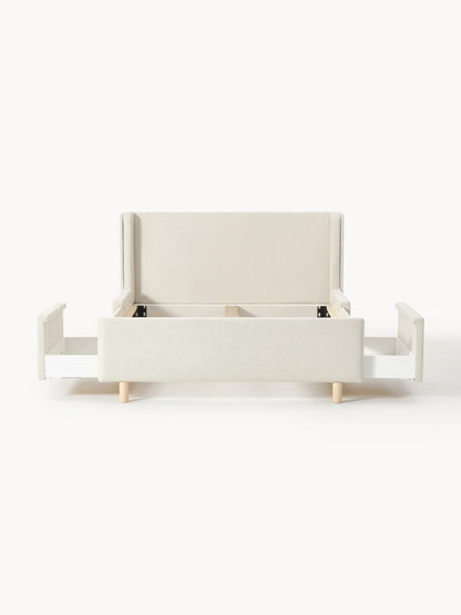 Arche Bed with Drawers, Upholstered
