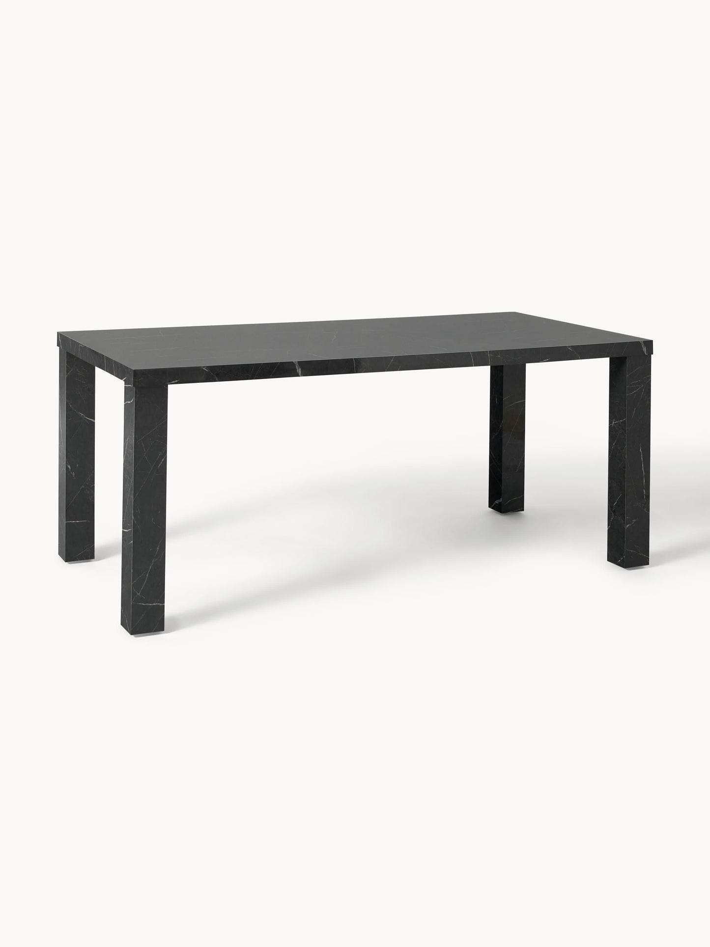 Carl Dining Table, Marble Look, 180 x 90 cm