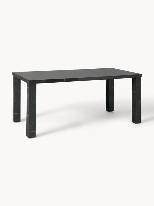 Carl Dining Table, Marble Look, 180 x 90 cm