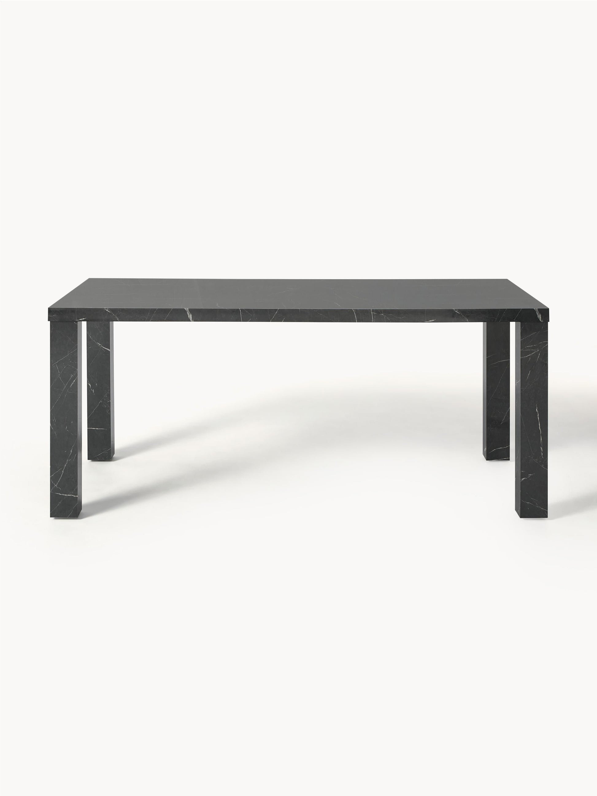 Carl Dining Table, Marble Look, 180 x 90 cm