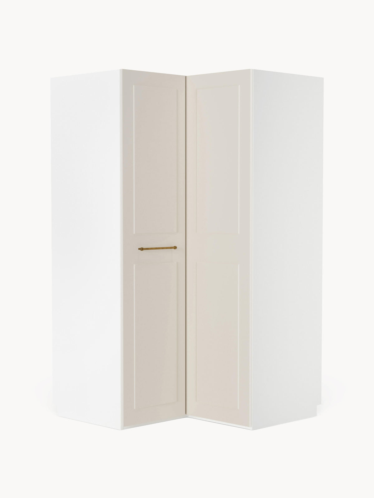 Charlotte Corner Wardrobe, Modular, 115 cm Wide