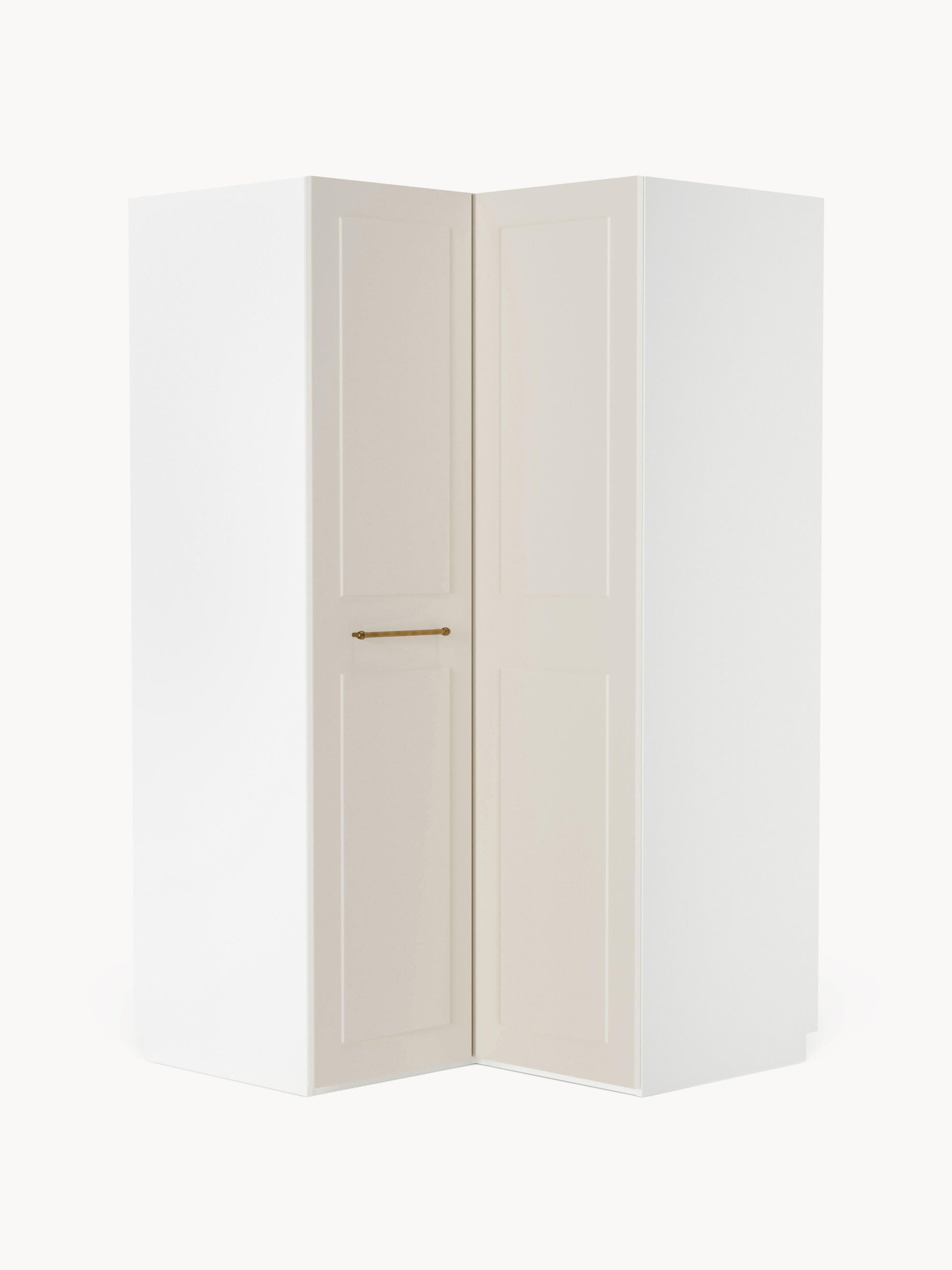 Charlotte Corner Wardrobe, Modular, 115 cm Wide