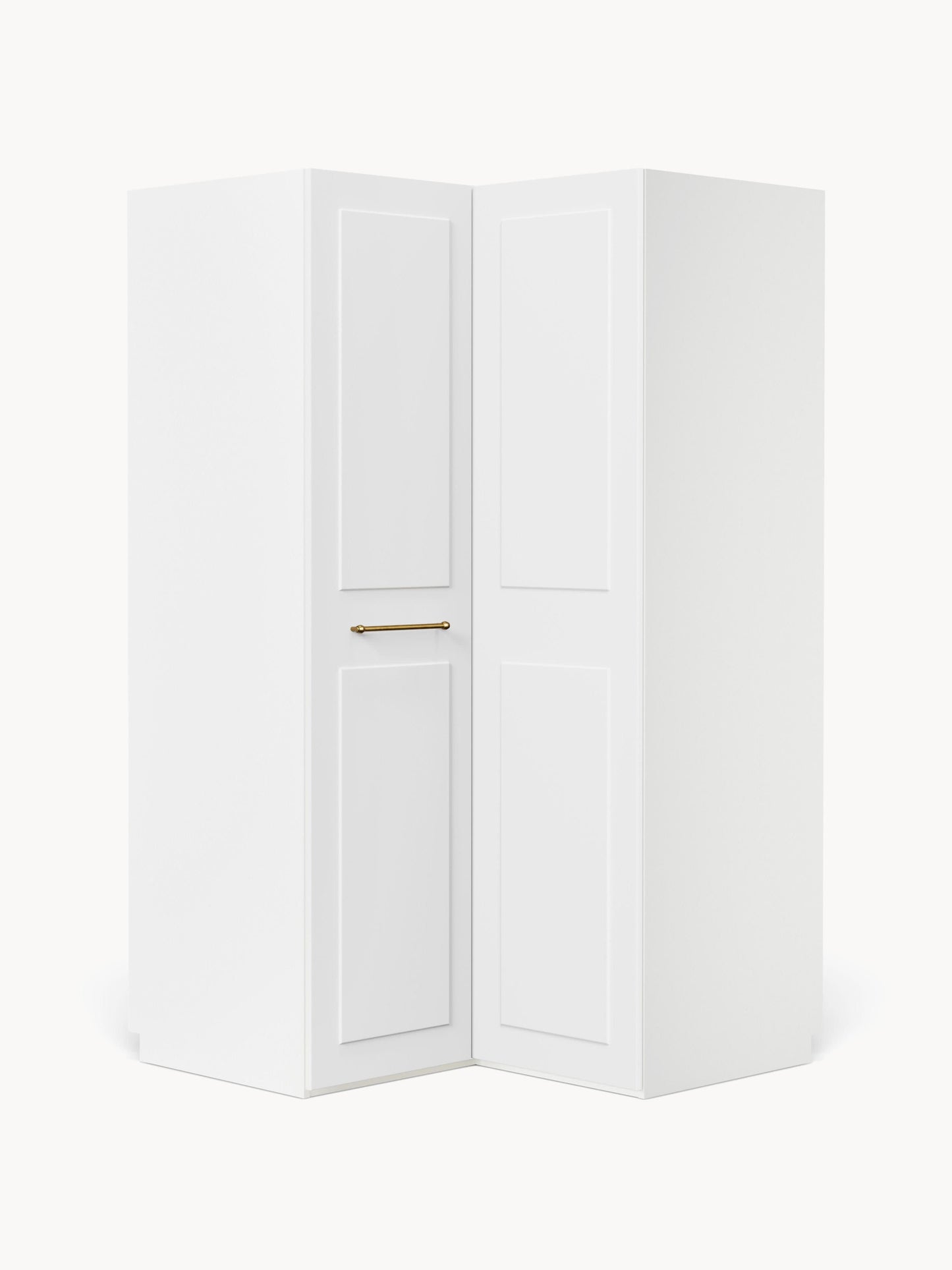 Charlotte Corner Wardrobe, Modular, 115 cm Wide