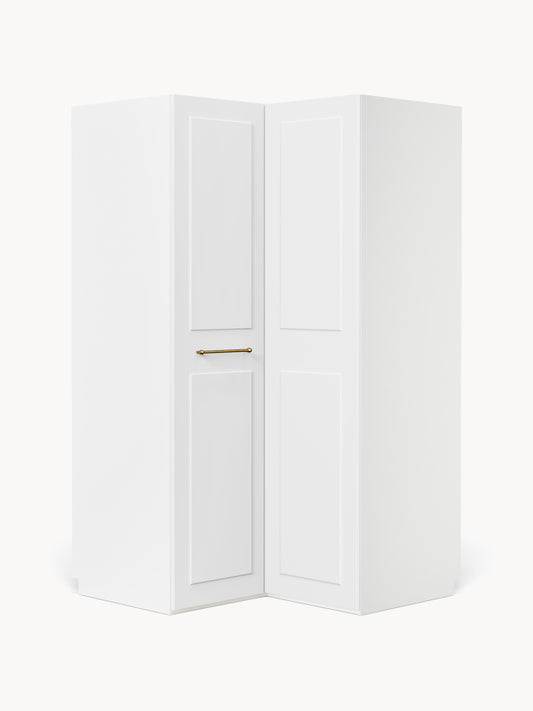 Charlotte Corner Wardrobe, Modular, 115 cm Wide