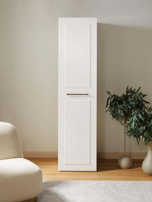 Charlotte Hinged-Door Wardrobe, Modular, 50 cm Wide, in Various Sizes