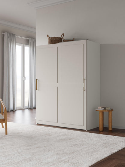 Charlotte Sliding-Door Wardrobe, Modular, 150 cm Wide, in Various Sizes