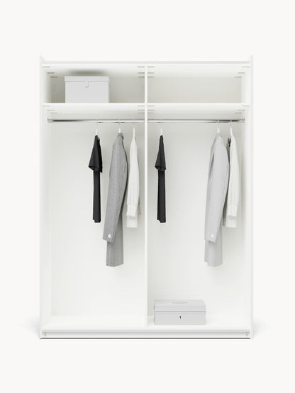 Charlotte Sliding-Door Wardrobe, Modular, 150 cm Wide, in Various Sizes