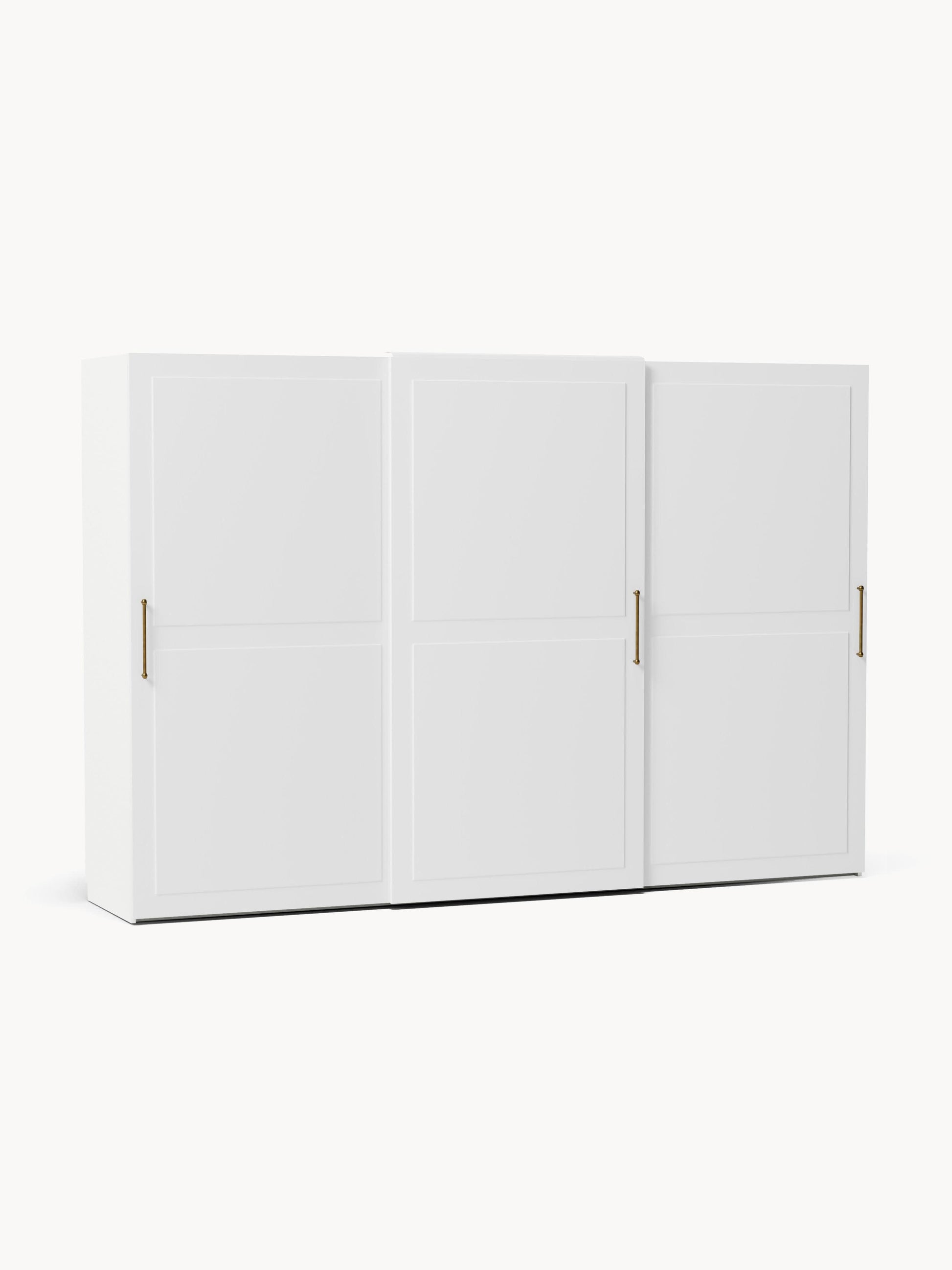 Charlotte Sliding-Door Wardrobe, Modular, 300 cm Wide, in Various Sizes