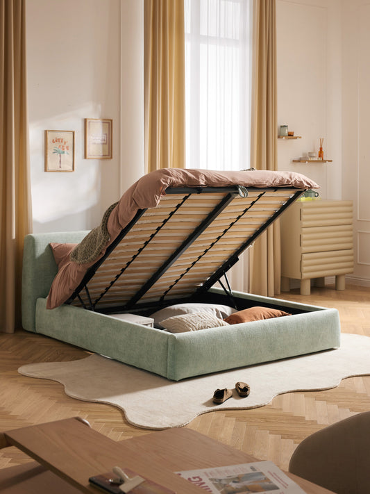 Cloud Storage Bed, Upholstered