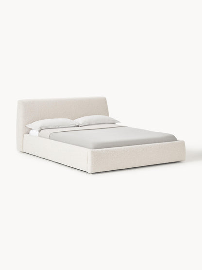 Cloud Upholstered Bed, Bouclé