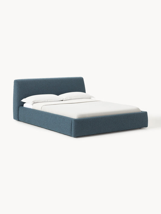 Cloud Upholstered Bed, Bouclé