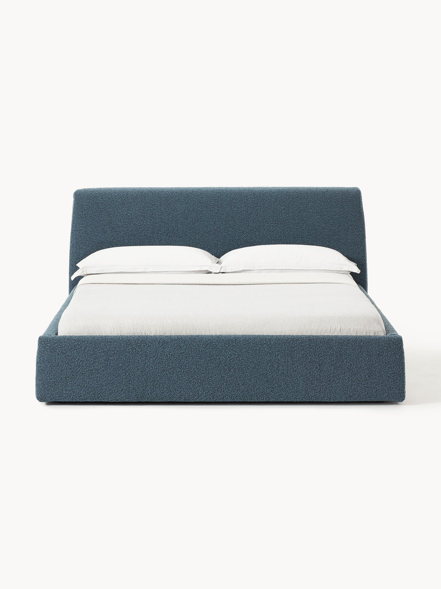 Cloud Upholstered Bed, Bouclé