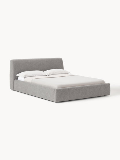 Cloud Upholstered Bed, Bouclé