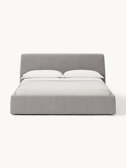 Cloud Upholstered Bed, Bouclé