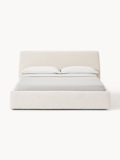 Cloud Upholstered Bed, Bouclé