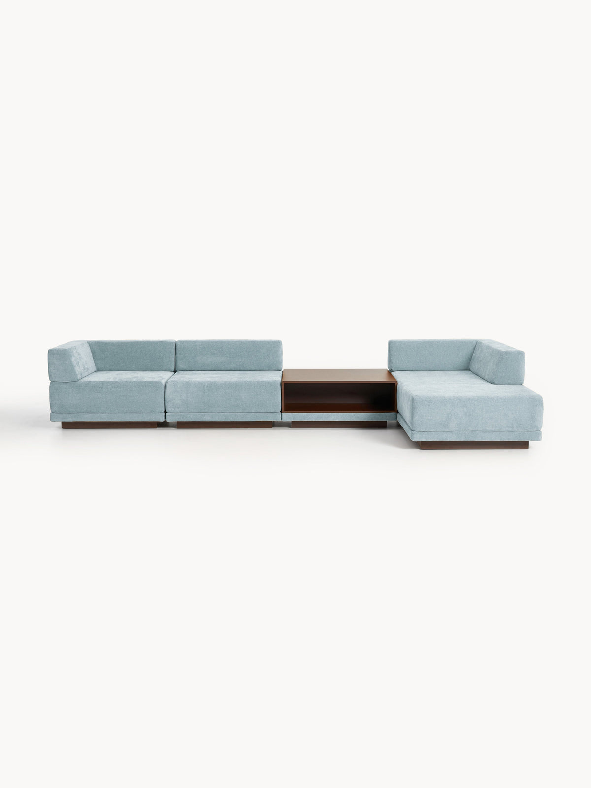 Colin Modular 4-Seater Corner Sofa with Coffee Table