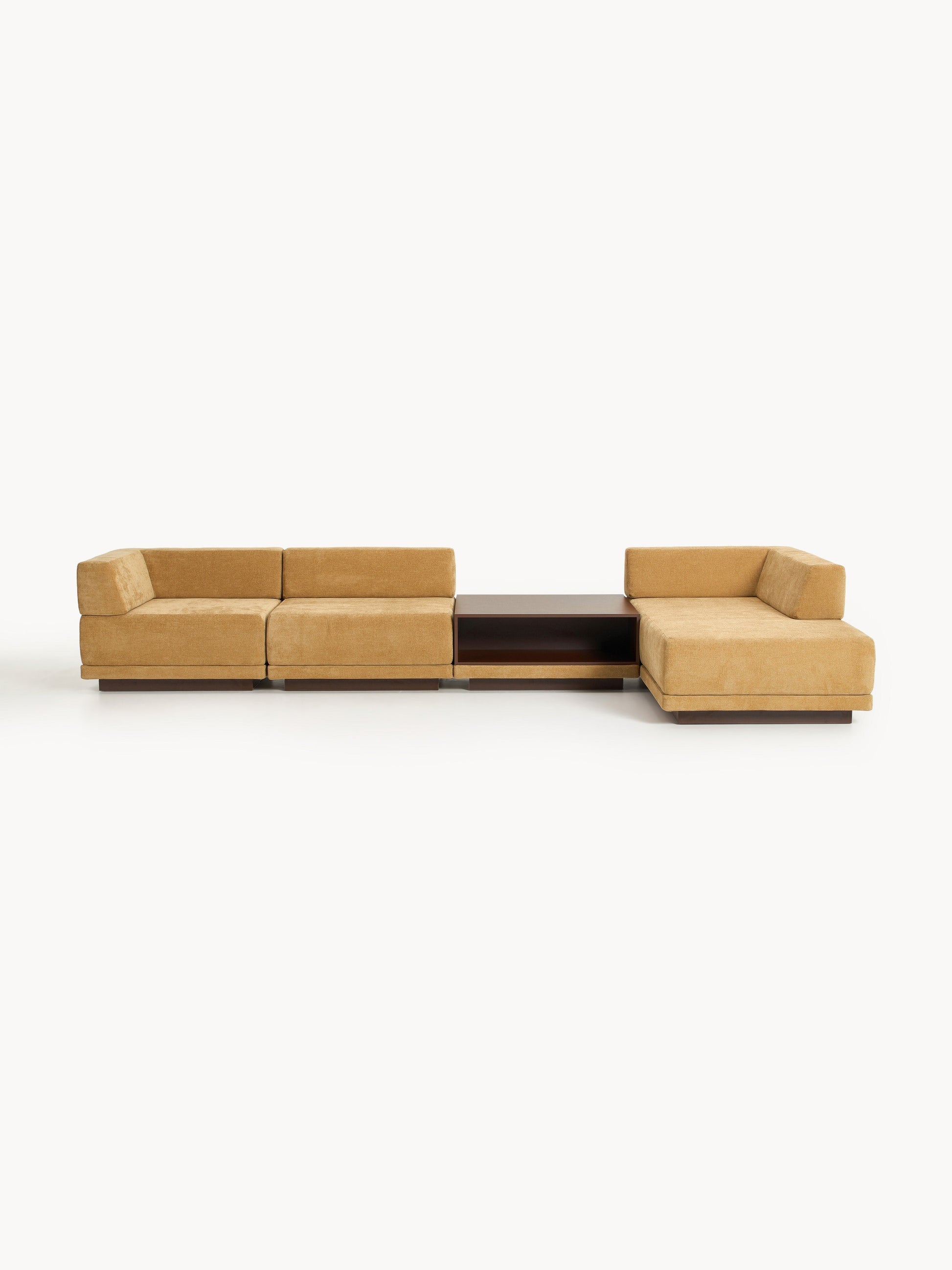 Colin Modular 4-Seater Corner Sofa with Coffee Table