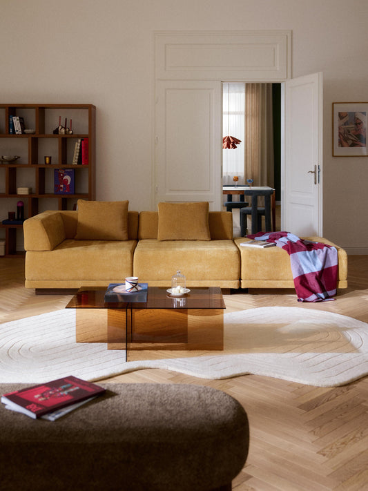 Colin Modular Sofa with Ottoman, 4-Seater