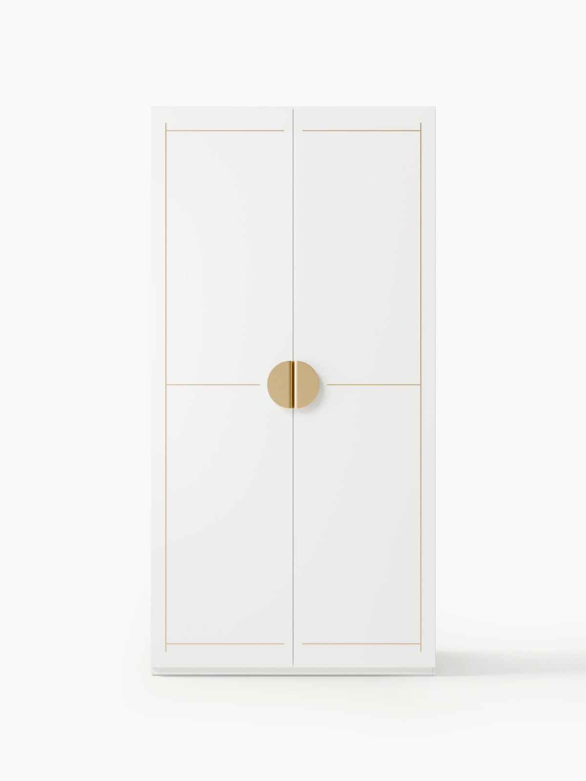 Denise Hinged-Door Wardrobe, Modular, 100 cm Wide, in Various Sizes
