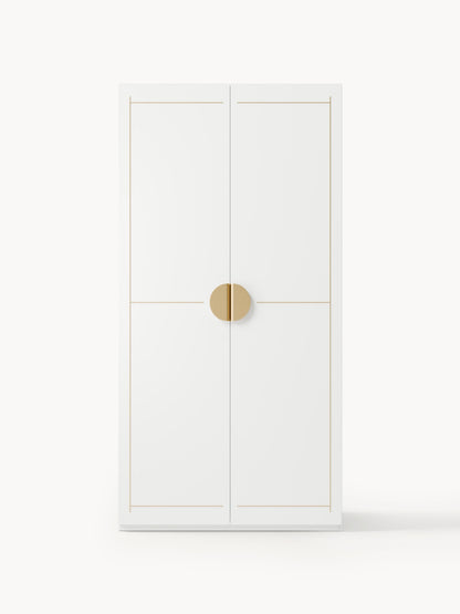 Denise Hinged-Door Wardrobe, Modular, 100 cm Wide, in Various Sizes