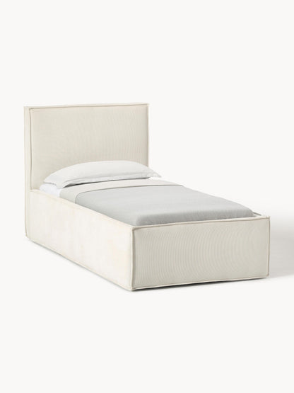 Dream Corduroy Single Storage Bed