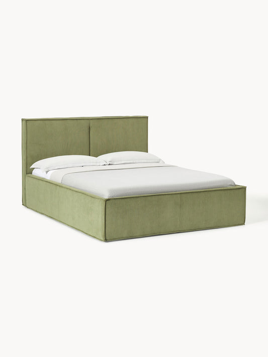 Dream Corduroy Storage Bed, Upholstered