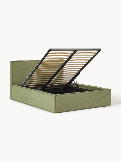 Dream Corduroy Storage Bed, Upholstered