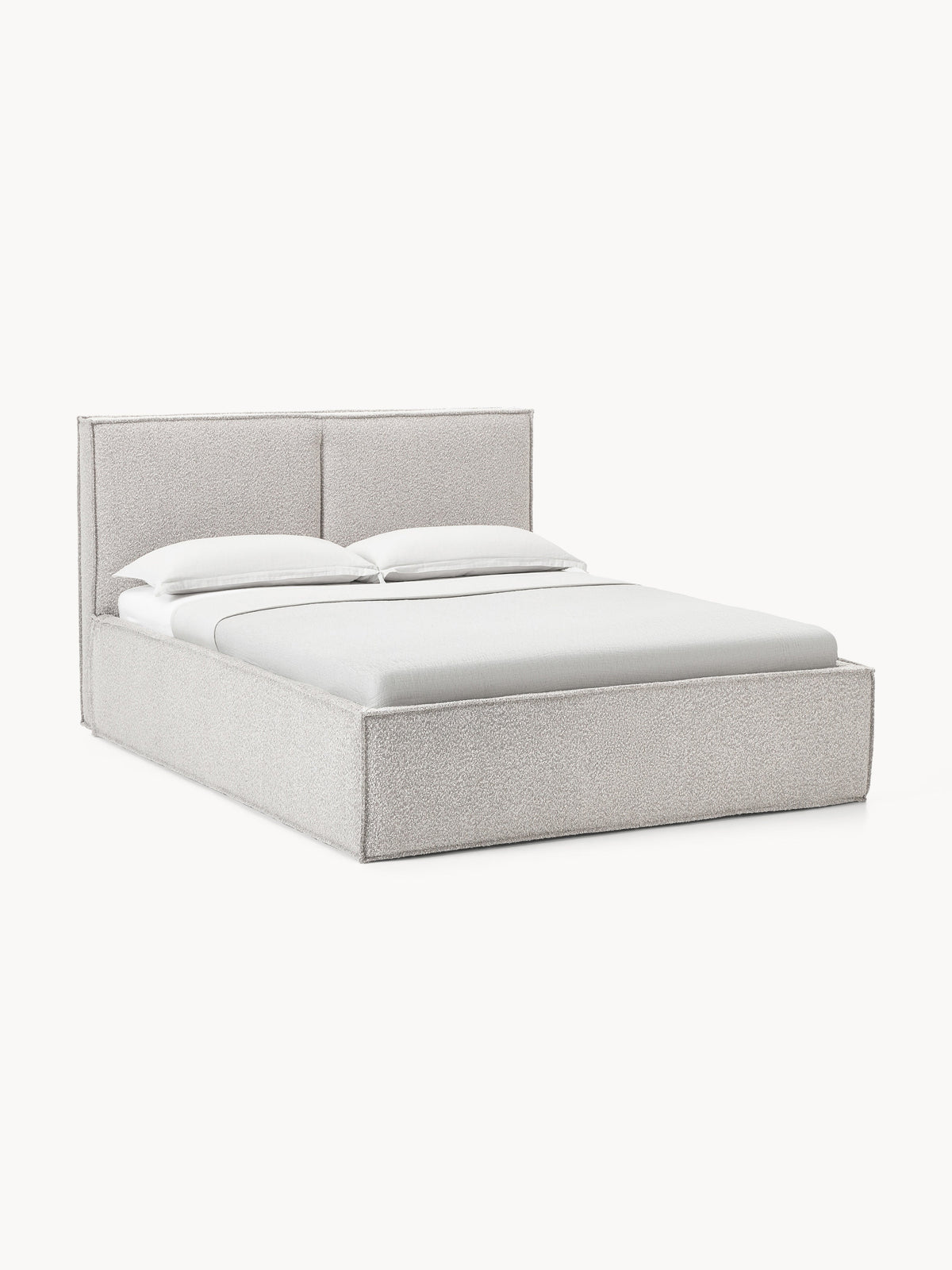 Dream Upholstered Bed, Bouclé