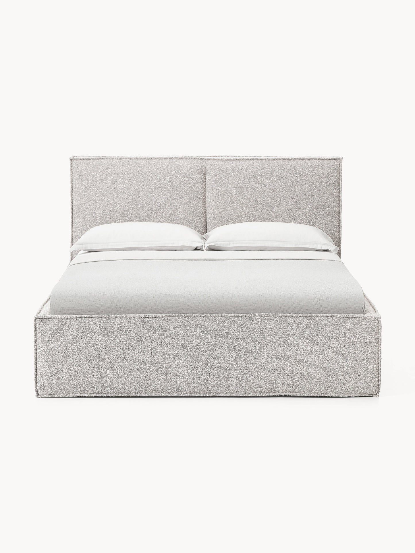 Dream Upholstered Bed, Bouclé